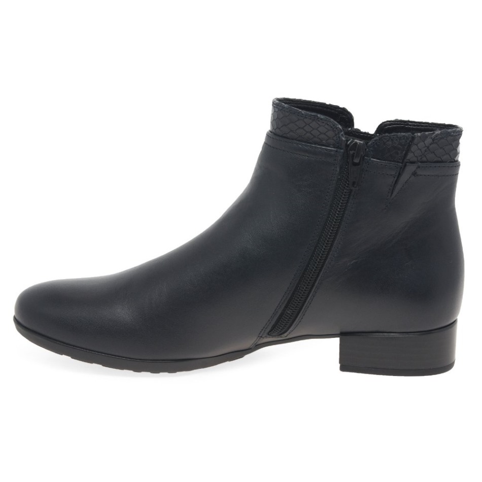 Gabour | Bottines Briano Exclusives Pour Femmes Minuit/serpent